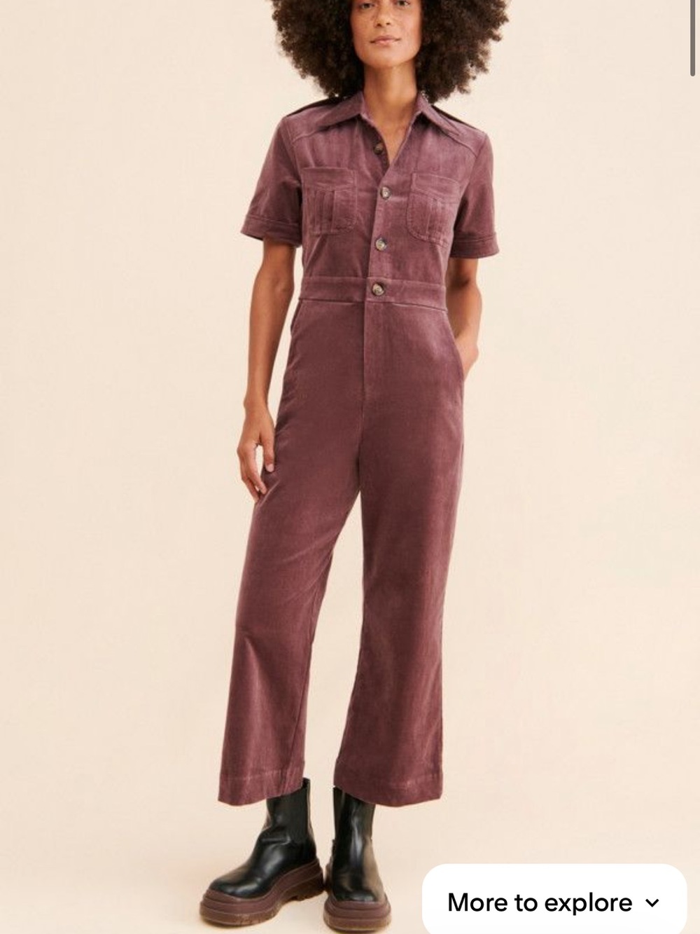 Marrs Cropped Coveralls Saint Geraldine- medium